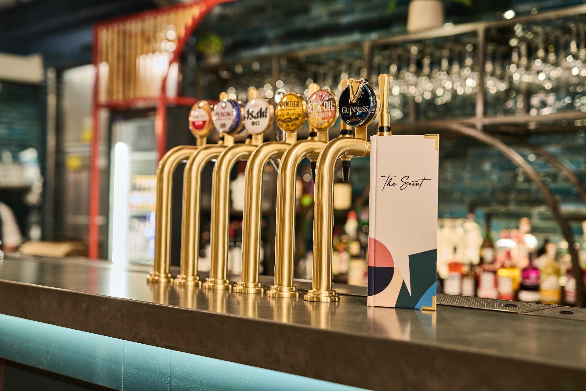 Cocktails at The Saint Pub & Restaurant, The churchyard of Bow Bell's