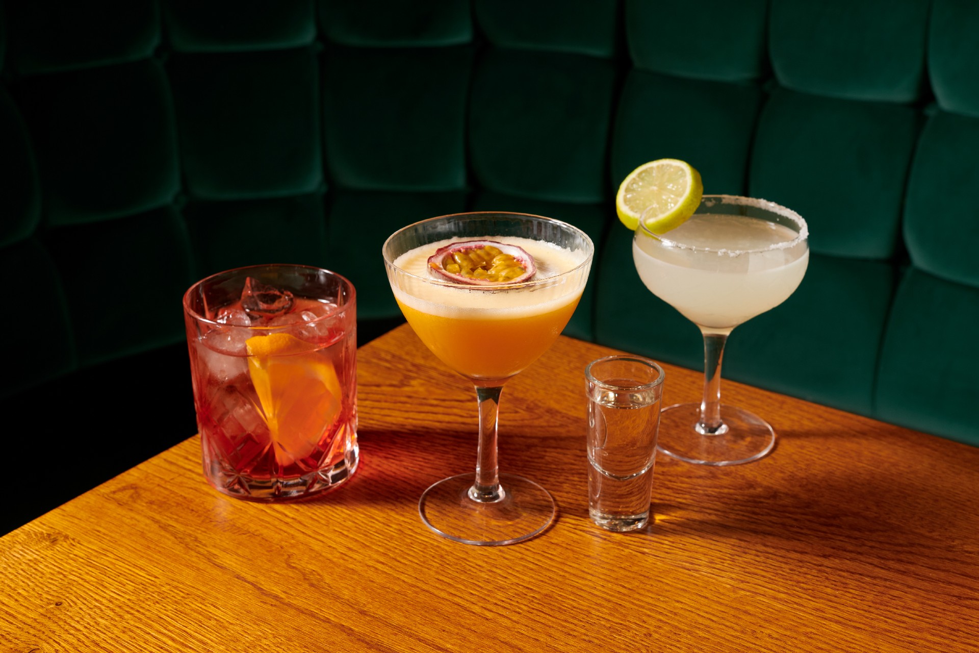 Cocktails at The Saint Pub & Restaurant, The churchyard of Bow Bell's